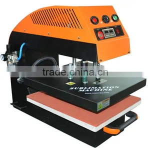 2014 High Quality T-shirt Air Operated Heat Press Machine Plain Heat Press Machine T-shirt Heat Transfer Machine thumbnail-1