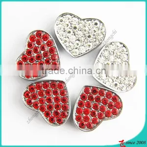 10MM Heart Slide Charm For Bracelet thumbnail-1