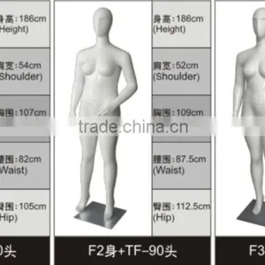 Plus Size White Glossy Sexy High Quality Mannequin Factory In China thumbnail-5