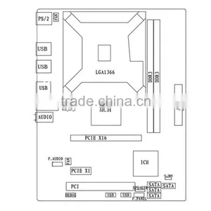 Hot Selling X58 Chipset Ddr3 1600 1333 1066mhz Lga1366 X58 Motherboard China thumbnail-4