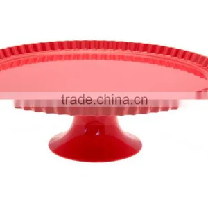 Fruit Plate Stand 1 Tier Melamine Dessert Cake Display Plate Stand thumbnail-1