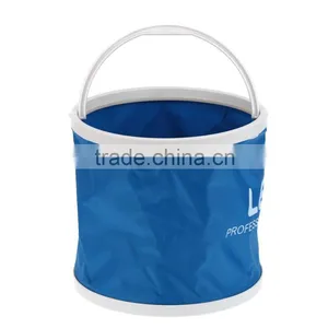 Canvas Folding Bucket Outdoor Portable Fishing Bucket Fishing Tackle thumbnail-1