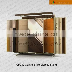 CF089 Wood Floor Waterfall Racks / Page Turning Type Display Rack thumbnail-1