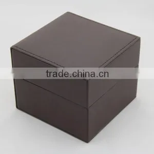 Luxury Customized High Quality Black Leather Watch Box thumbnail-2