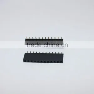 Female Header 2.54mm Single Row Straight 12 Pin thumbnail-2