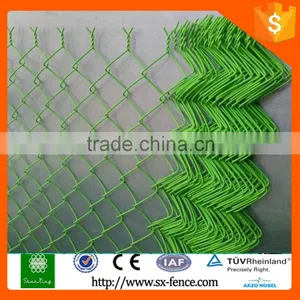 100% New Hdpe Plastic Net Chain Link Fence, Woven Galvanized Link Fence thumbnail-1