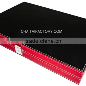 High Quality Vinyl Faux Leather Backgammon Set thumbnail-2
