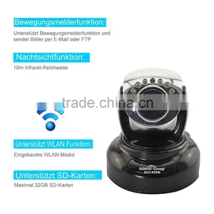 Sidiou Group SDO-625W Wireless / Wired Pan & Tilt H.264 Megapixel IP / Network Camera With Night Vision, IR Cut and 4mm Lens thumbnail-5