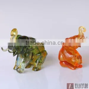 Handcrafts Gift Art Glass Elephant Figurines thumbnail-1