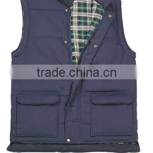 Mens Warm Vest With Flannel Lining thumbnail-1