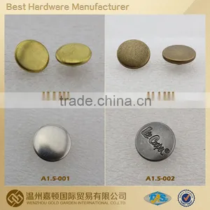 8mm Metal Press Ansp Button Cover Various Designs thumbnail-1