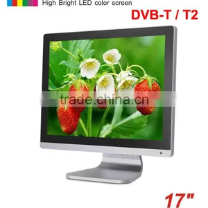 17 Inch DVB-T DVB-T2 Digital Led tv With Dvb-t MPEG4 VGA USB TDT Terrestrial TV Decodificador DVB-T17 thumbnail-1