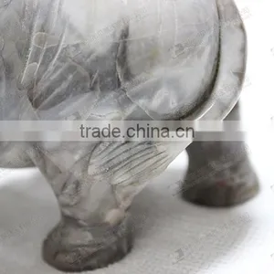Hand Carved Elephants,stone Elephant Sculpture thumbnail-6