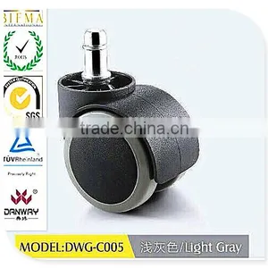 2015 Office Chair Caster Hardaware Series / PA+PU Dark Grey Casters With Stem 50mm DWG-C004 thumbnail-3