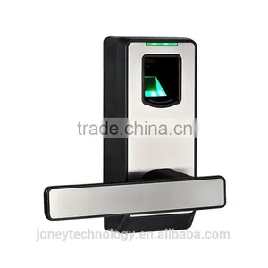 Rugged Abs Plastic Casing Bometric Fingerprint Smart Handle Door Lock thumbnail-4