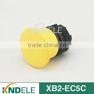 40mm Mushroom Emergency Stop Push Button Switch Plastic Actuator Cap Yellow XB2-EC5C thumbnail-1