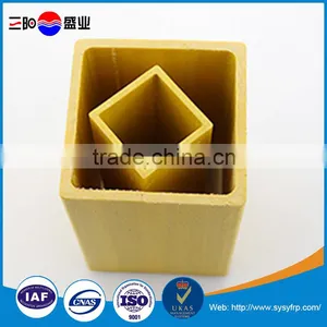 China Hot Sale Square Tube, Frp Square Tube, Square Structural Tube Prices thumbnail-2