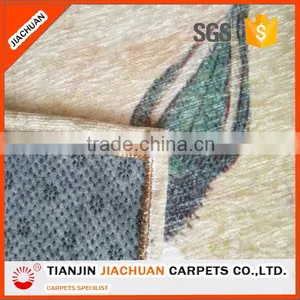 Floral Pattern Jet Printing Polyester Carpet thumbnail-6
