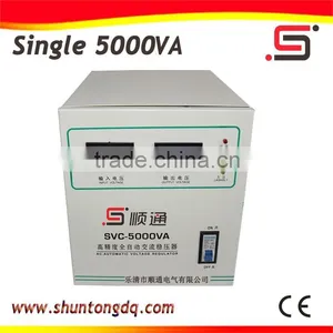 220v 5000 Watts Single Phase Automatic Electrical Generator Servo Voltage Stabilizer thumbnail-1