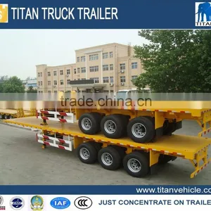 Widely Used Low Bed Trailer Truck Dimensions 40 Tons for Sale thumbnail-5