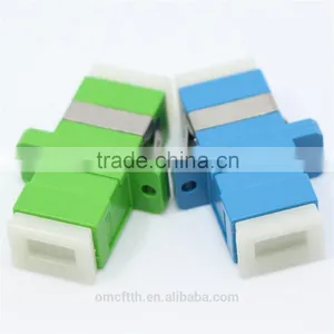 White- Cap SC SX Fiber Optic Adapter thumbnail-1