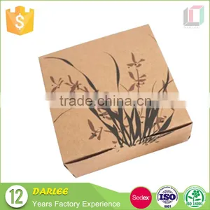 Eco-Friendly Handmade Brown Kraft Paper Pizza Box for Fast Food thumbnail-3
