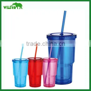 16oz Plastic Cup With Lid Plastic Coffee Cup Eco Cup thumbnail-1