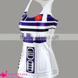 2015 New Design Ladies Tank Tops With Moive Printed thumbnail-6