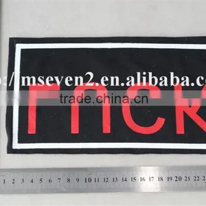 Wholesale 27.5*16cm Wide Embroidered Cotton Patches for Letterman Jacket thumbnail-6