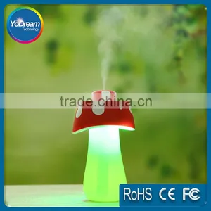 USB Mushroom Humidifier Led Light Diffuser Touch Button Ultrasonic Humidifier Cartoon Humidifier thumbnail-3