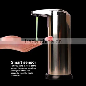 Kitchen Stainless Steel Automatic Sensor Liquid Soap Dispenser thumbnail-4