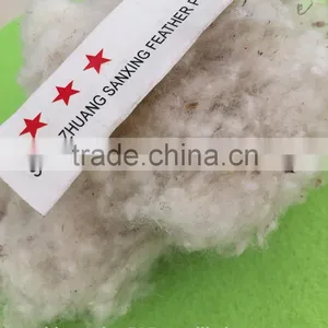 NEW !! 100% Wool Noils, 24-26 Mic, Natural White Color thumbnail-3