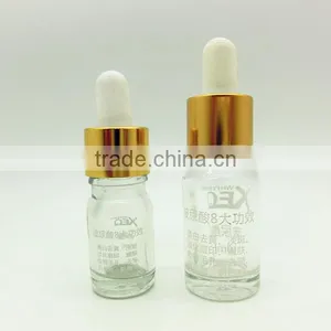 5ml 10ml Mini Clear Glass Essential Oil Liquid Empty Bottle With Rubber Stopper thumbnail-1