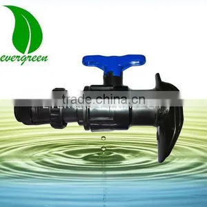 Plastic PP Ball Valve Connected With PE Pipe thumbnail-1