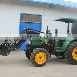 High Quality 40/50HP/55HP/60HPHP 4WD Tractor With 4in1 Front End Loader and Backhoe thumbnail-1