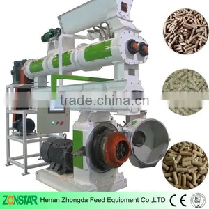 1-10T/H Poultry Feed Pellet Production Line Plant/Ring Die Animal Feed Pellet Production Line thumbnail-3