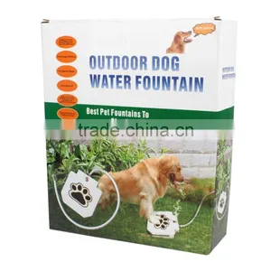 2016 Factory Wholesale New Dog Supplies Upgrade Pet Step Spray Doggie Dog Cat Paw Water Fountain Feeder Drinking Spring Pedal Pe thumbnail-6