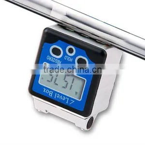 Magnets and Spirit Level +/-180 Degree (0~360degree) Range +Data HOLD Function Digital 360 Degree Bevel Box / Inclinometer thumbnail-3