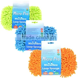 Set of 3 Micro-Pro Microfibre Loop Jumbo Sponge Assorted Colours thumbnail-1