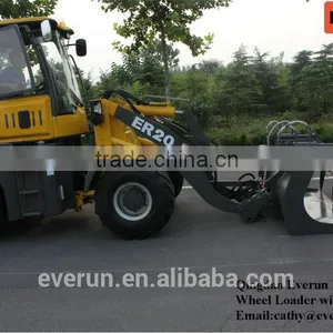 Everun ER20 CE Approved Wheel Loader With Log Grapple thumbnail-1