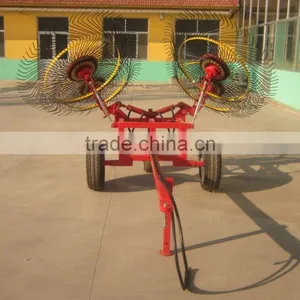Hydraulic Traction Hay Rake With 4 Discs CE Approved thumbnail-2