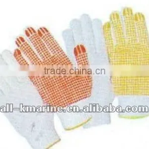 Non-slip Dots Cotton Working Gloves thumbnail-1