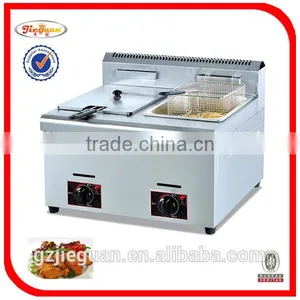 Stainless Steel Counter Top Gas Fryer (GF-72) thumbnail-1