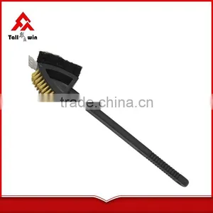 Multifunctional Long PP Handle Copper Wire Bbq Grill Cleaning Brush thumbnail-5