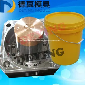 2017 New Product Plastic Injection Paint Bucket Mould Commodity Household Bucket Mould for Plastic Barrel/pail Mold thumbnail-1