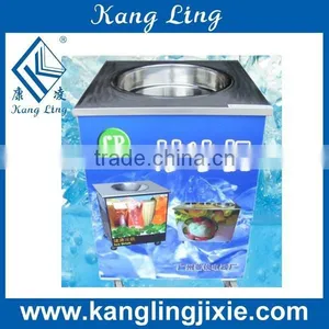 Single Round Pan Fry Ice Cream Machine for Commercial Use thumbnail-1