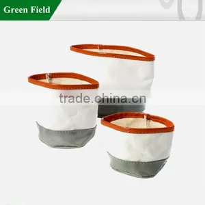 Green Field Canvas Flower Planter,Guaranteed Quality Canvas Garden Planter Pot thumbnail-1