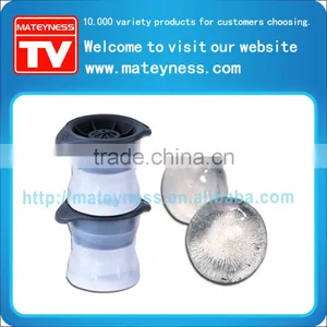Set of 2 Round Shapes Silicone Sphere Ice Molds thumbnail-1