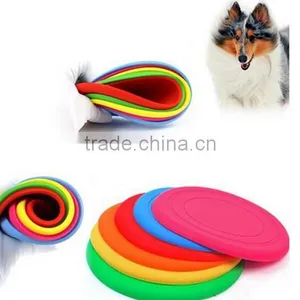 CY186 Fantastic Pet Dog Flying Disc Tooth Resistant Training Toy Play Frisbee Tide thumbnail-2