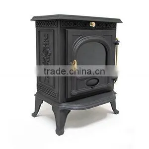 Freestand Wood Burning Cast Iron Stove and Home Heater thumbnail-1